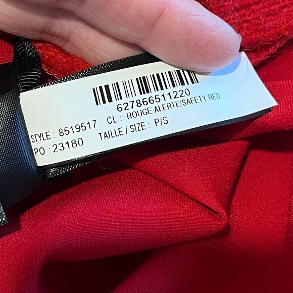 RUDSAK – Red Wool & Mohair Sweater with Leather Details – Size P/ - Picture 3 of 13